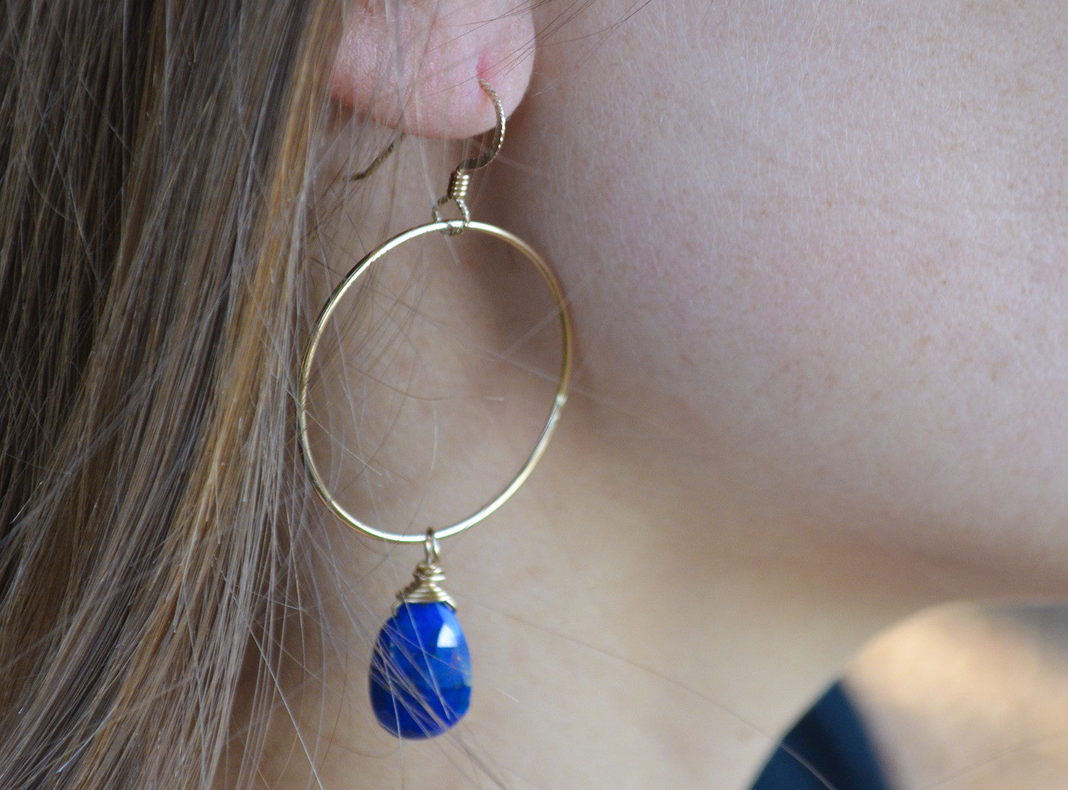 Cobalt Earrings